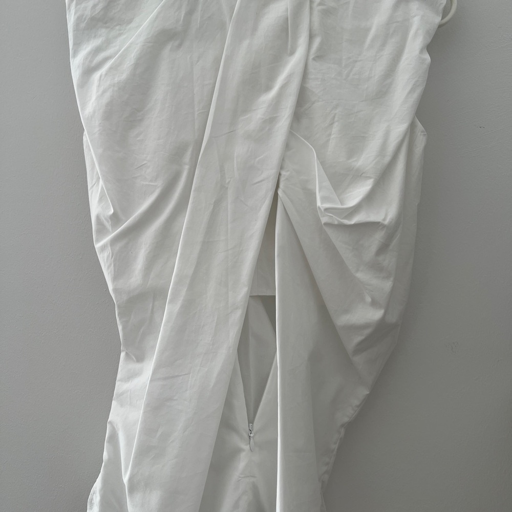 NWT COS White Draped Women's Blouse - Picture 2 of 4